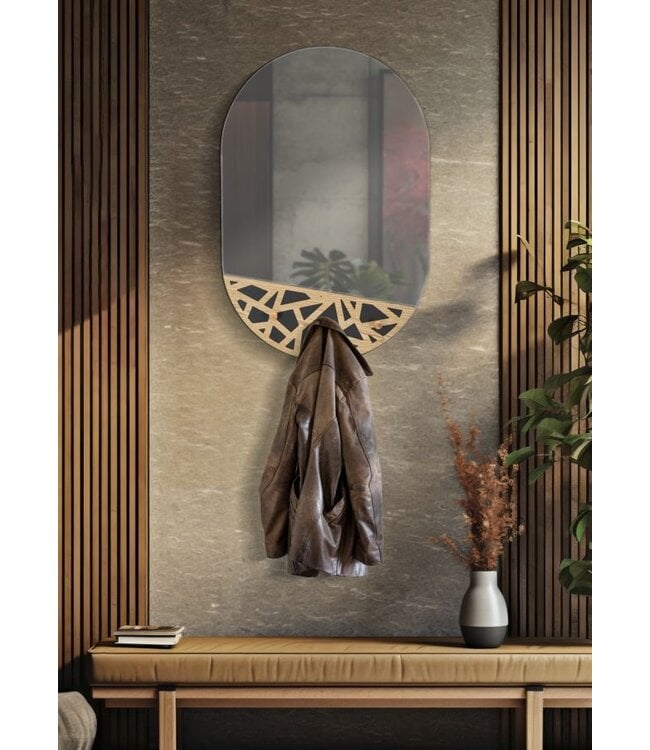 Mauro Ferretti WANDSPIEGEL C/APP-ABITI CARV CM 60X5,3X90