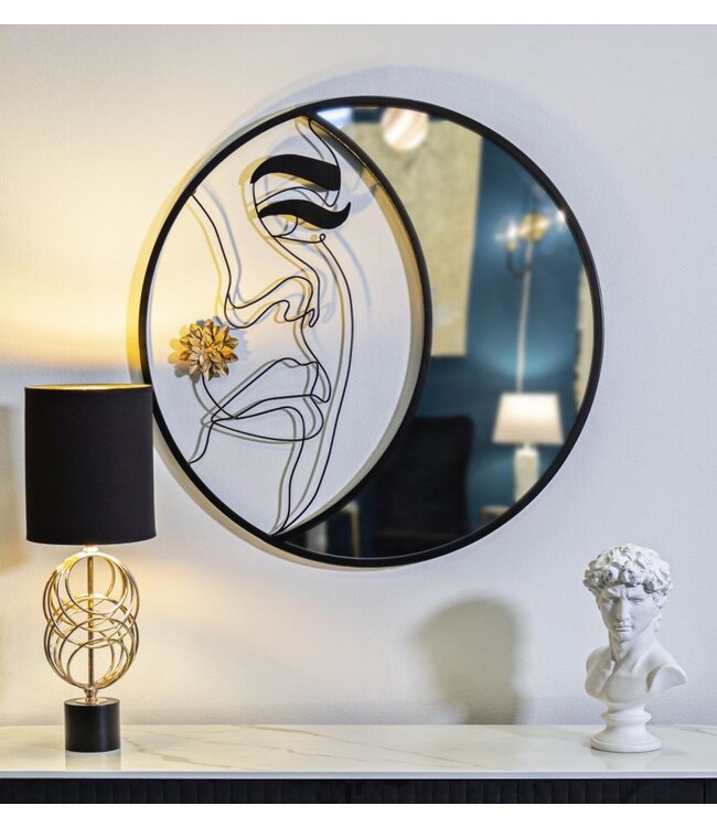 Mauro Ferretti WANDSPIEGEL MELLY CM Ø 80X3,8