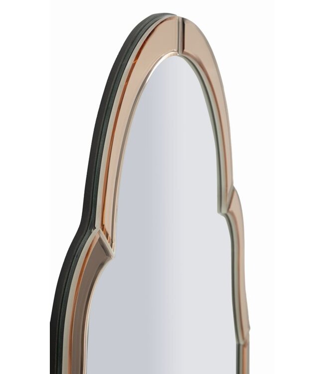 Mauro Ferretti TANGER WANDSPIEGEL ROZE CM 47X1X80 ( BINNENSPIEGEL AFMETING 41X74)