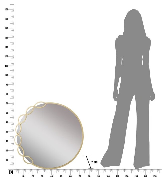 Mauro Ferretti SPIEGEL ELEONOR CM 73,5X2X72