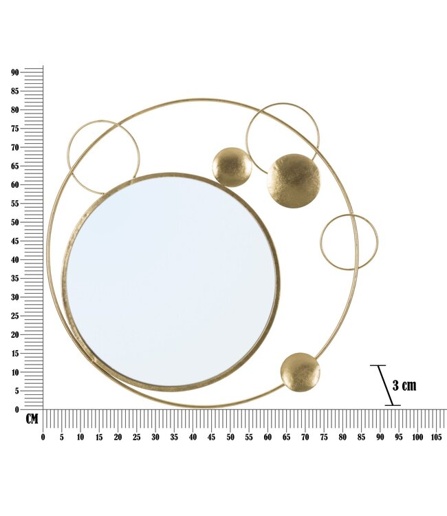 Mauro Ferretti WANDSPIEGEL PLANET CM 90X3X83 - 660610000