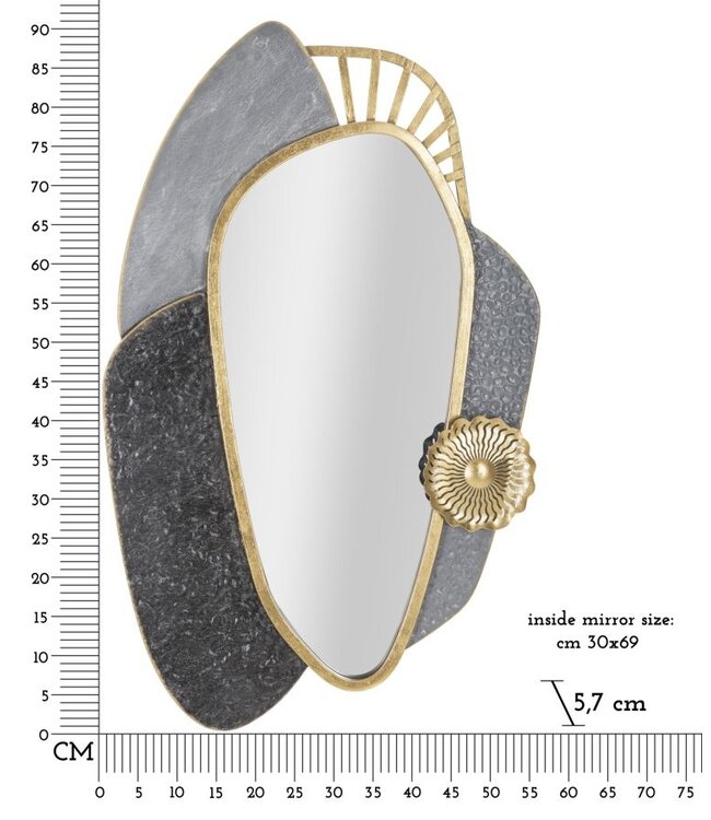 Mauro Ferretti WANDSPIEGEL ART CM 55,9X5,7X90,8