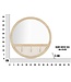 Mauro Ferretti WANDSPIEGEL FUJI CM Ø 50X5 - 660770000
