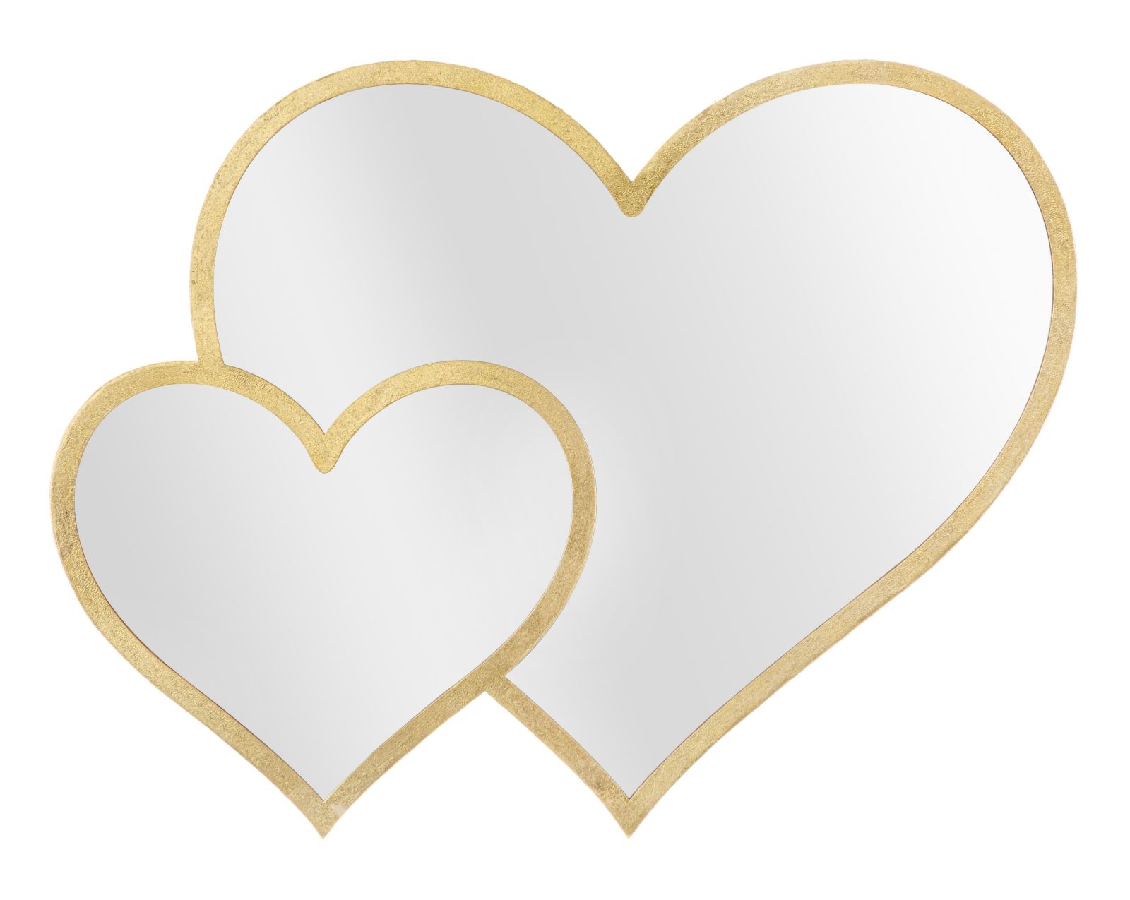 WANDSPIEGEL GLAM DUBBEL HART CM 65X2X50 afbeelding