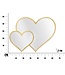 Mauro Ferretti WANDSPIEGEL GLAM DUBBEL HART CM 65X2X50