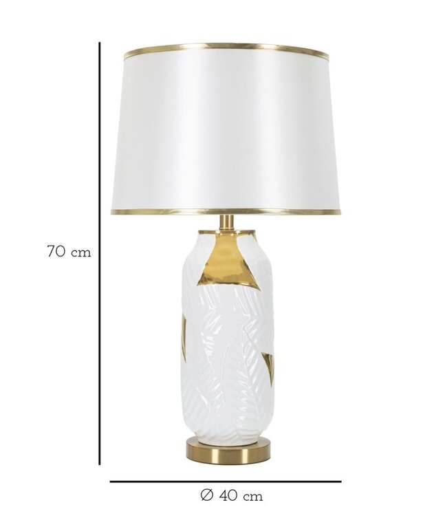 Mauro Ferretti TAFELLAMP KERAMIEK CM Ø 40X70