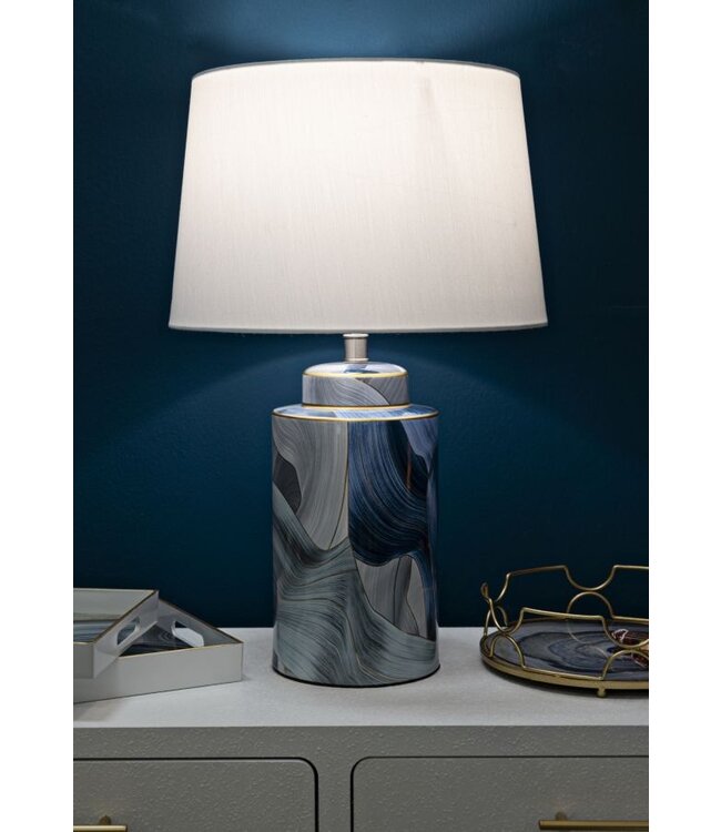 Mauro Ferretti TAFELLAMP KERAMIEK ELEGANT CM Ø 40X64