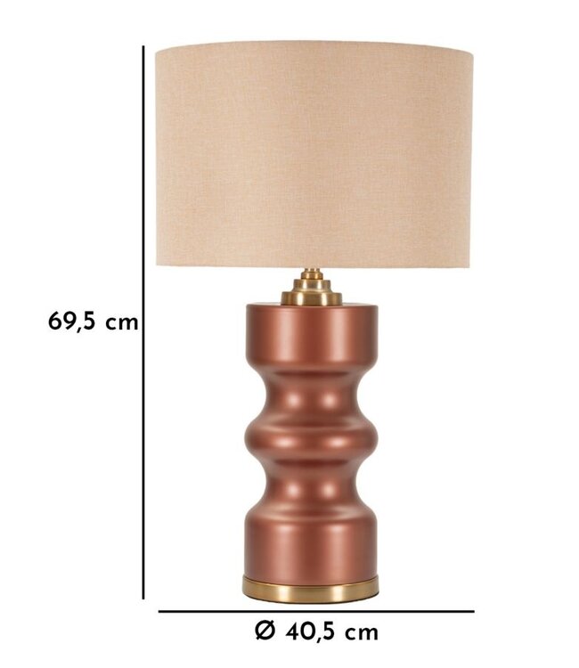 Mauro Ferretti TAFELLAMP ROSENTHAL -H- CM Ø 40,5X69,5 - 171334000A