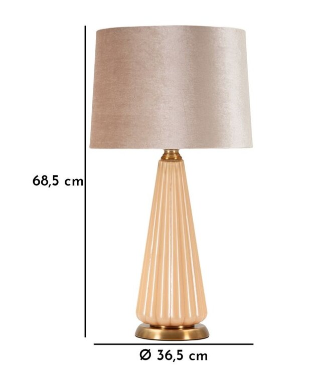 Mauro Ferretti PERLY TAFELLAMP -H- CM Ø 36,5X68,5