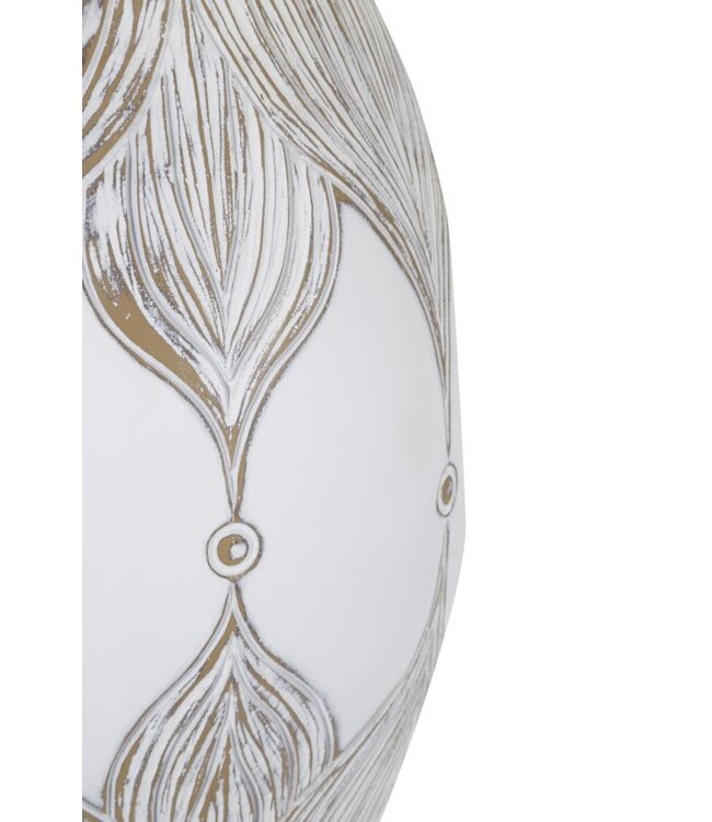 Mauro Ferretti TAFELLAMP POLYRESIN OVAAL ATENE CM Ø 38X67