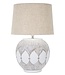 Mauro Ferretti TAFELLAMP POLYRESIN ROND ATENE CM Ø 38X59