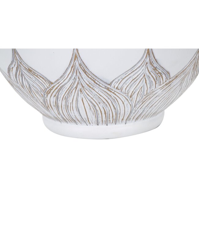 Mauro Ferretti TAFELLAMP POLYRESIN ROND ATENE CM Ø 38X59