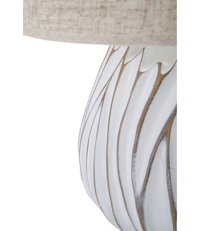 Mauro Ferretti TAFELLAMP POLYRESINHONDURAS CM Ø 35X48