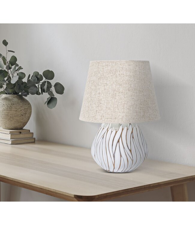 Mauro Ferretti TAFELLAMP POLYRESINHONDURAS CM Ø 35X48