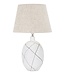 Mauro Ferretti TAFELLAMP POLYRESIN LINES CM Ø 35X60