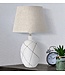 Mauro Ferretti TAFELLAMP POLYRESIN LINES CM Ø 35X60