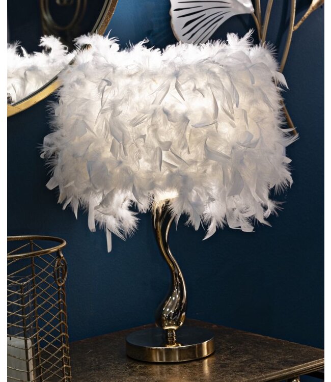 Mauro Ferretti TAFELLAMP WAGEN WIT CM Ø 25X47