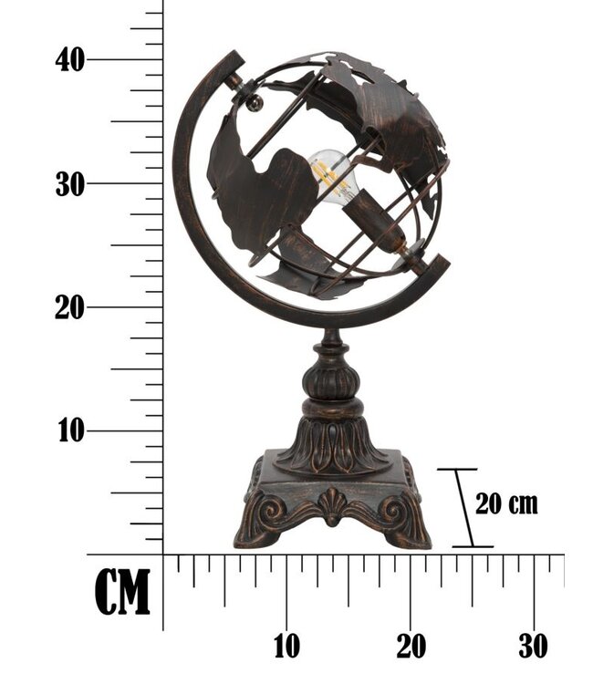 Mauro Ferretti TAFELLAMP WORLD INDUSTRY CM 24X20X40
