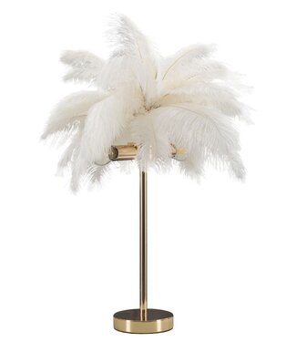 Mauro Ferretti TAFELLAMP PALM WIT CM Ø 40X55
