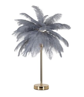 Mauro Ferretti TAFELLAMP PALM GRIJS CM Ø 55X60