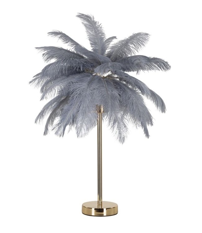 Mauro Ferretti TAFELLAMP PALM GRIJS CM Ø 55X60
