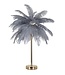 Mauro Ferretti TAFELLAMP PALM GRIJS CM Ø 55X60