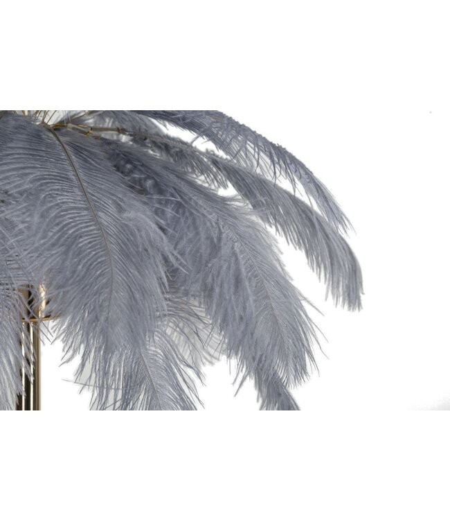 Mauro Ferretti TAFELLAMP PALM GRIJS CM Ø 55X60