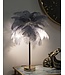 Mauro Ferretti TAFELLAMP PALM GRIJS CM Ø 55X60
