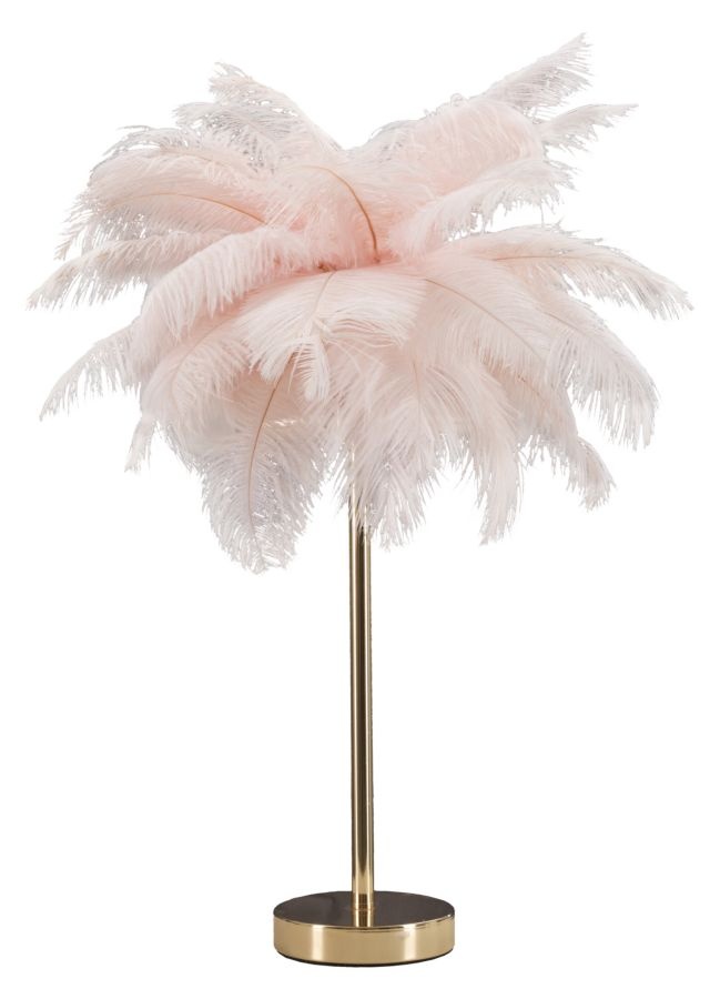 TAFELLAMP PALM ROZE CM Ø 40X55 afbeelding