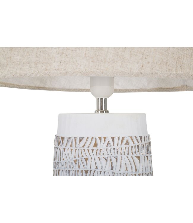 Mauro Ferretti TAFELLAMP POLYRESIN NAIROBI CM Ø 35X60,5