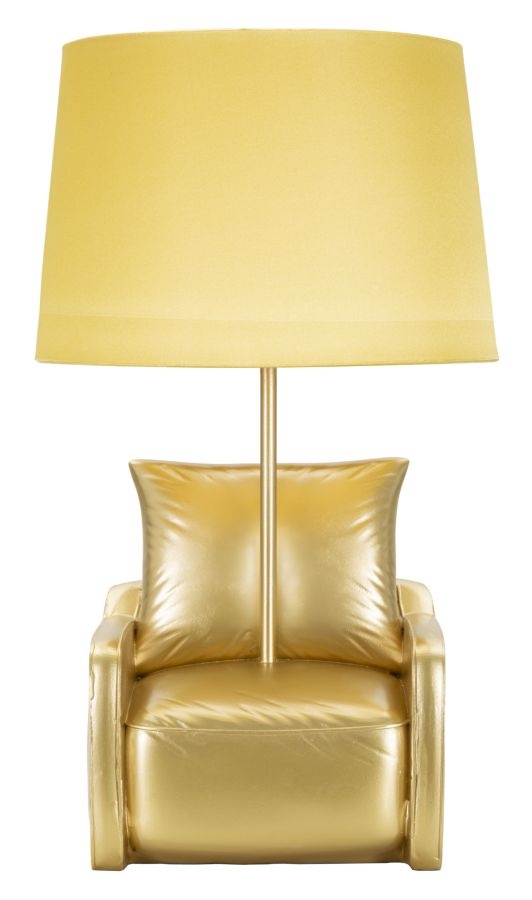 TAFELLAMP MIDCENTURY GEEL CM Ø 26X46 afbeelding