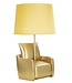Mauro Ferretti TAFELLAMP MIDCENTURY GEEL CM Ø 26X46