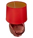 Mauro Ferretti TAFELLAMP MIDCENTURY ROOD CM Ø 26X43
