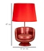 Mauro Ferretti TAFELLAMP MIDCENTURY ROOD CM Ø 26X43