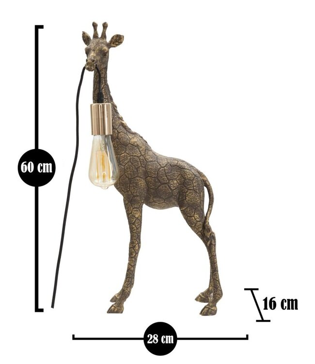 Mauro Ferretti TAFELLAMP GIRAFFECM 28X16X60