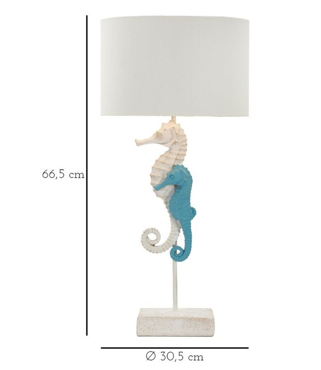 Mauro Ferretti TAFELLAMP SEA HORSE CM Ø 30,5X66,5