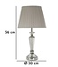 Mauro Ferretti TAFELLAMP ZILVERKLEURIG CM Ø 30X56 - 1713310003