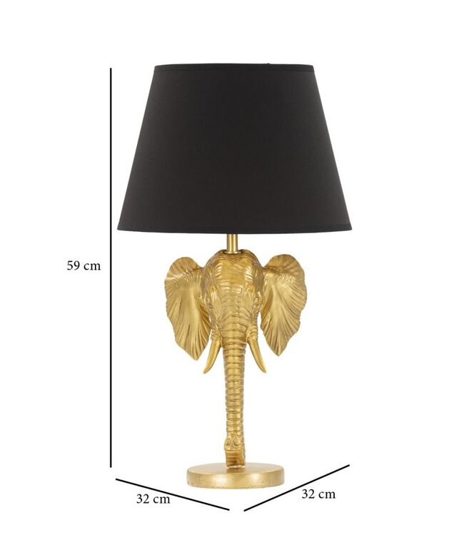 Mauro Ferretti TAFELLAMP OLIFANT CM Ø 32X59