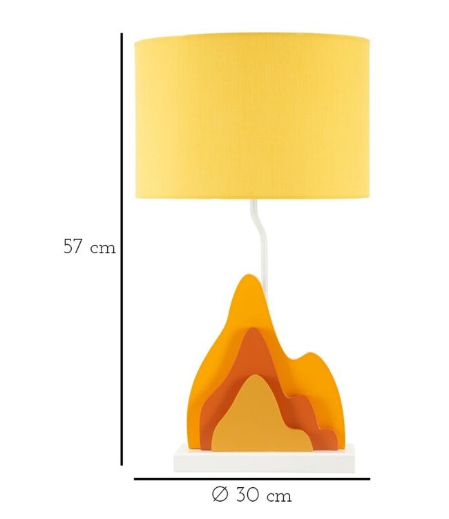 Mauro Ferretti TAFELLAMP KLEUR -A- CM 30X57