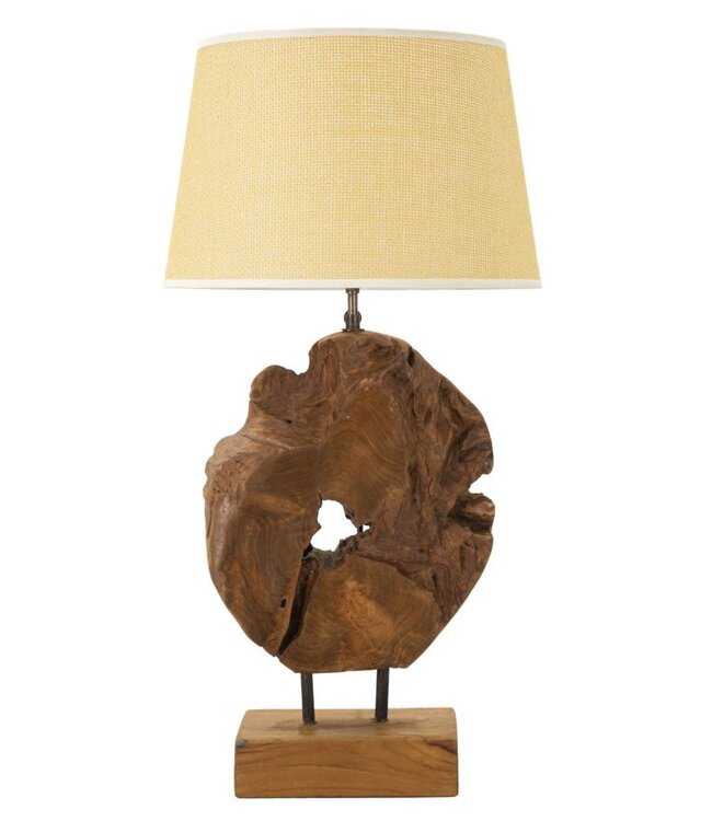 Mauro Ferretti LAMPADA TEAK DA TAVOLO KEPALA CM Ø 35X69