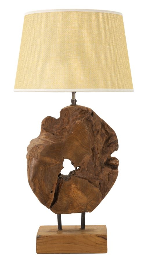 LAMPADA TEAK DA TAVOLO KEPALA CM Ø 35X69 afbeelding