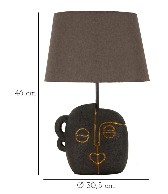 Mauro Ferretti TAFELLAMP TRIBAL -A- CM Ø 30,5X46