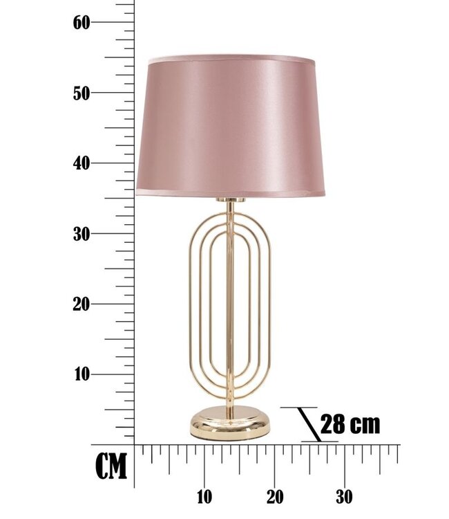 Mauro Ferretti TAFELLAMP KRISTA CM Ø 28X55 - 1711510003