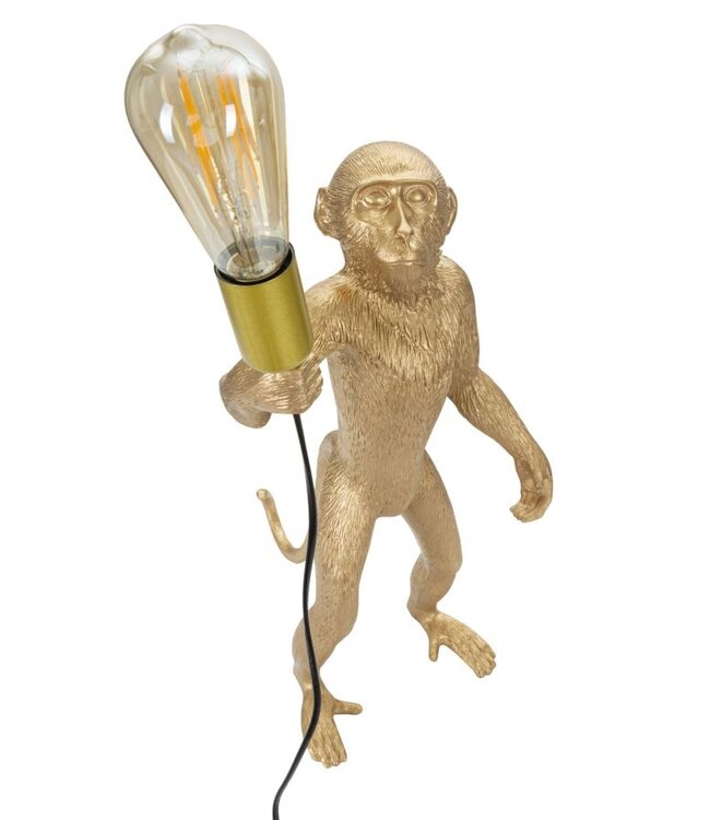 Mauro Ferretti TAFELLAMP AAP GOUD CM Ø 26X34X55