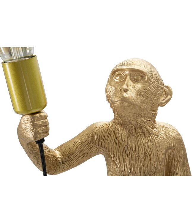 Mauro Ferretti TAFELLAMP AAP GOUD CM Ø 26X34X55