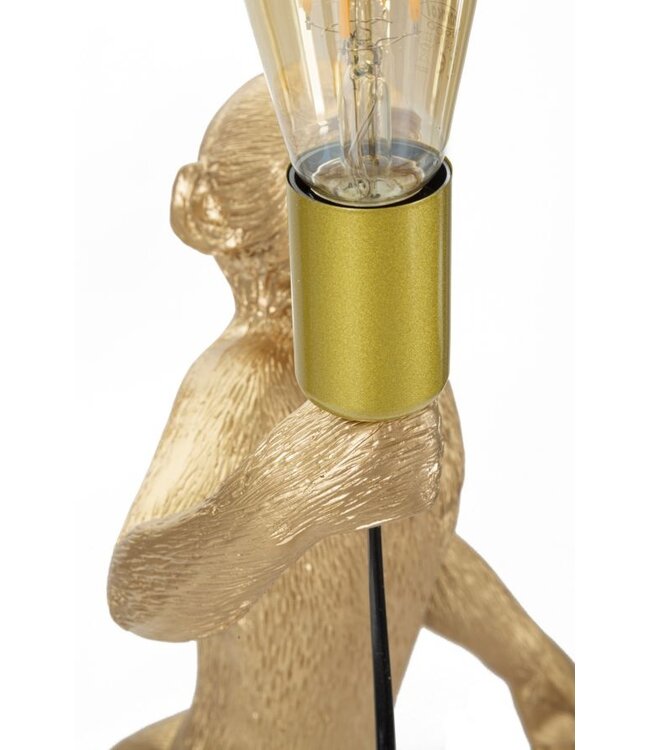 Mauro Ferretti TAFELLAMP AAP GOUD CM Ø 26X34X55