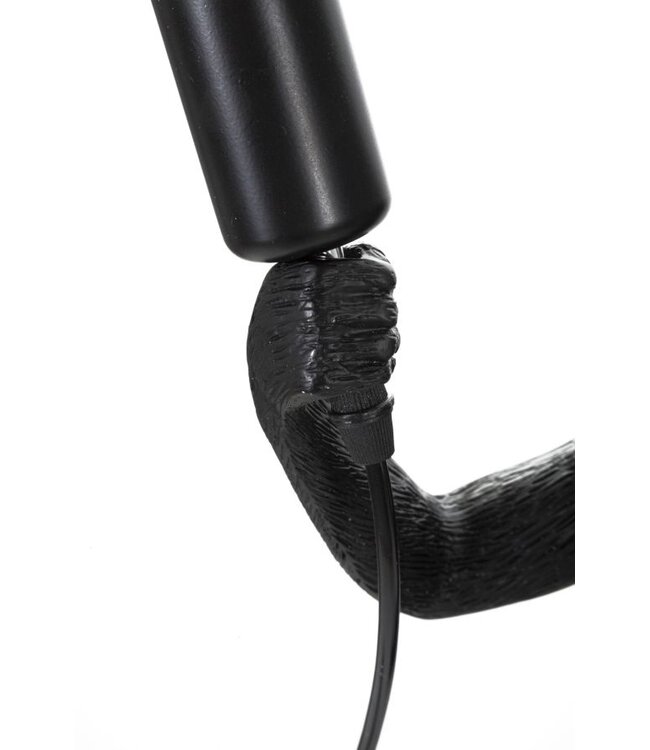 Mauro Ferretti TAFELLAMP AAP ZWART CM Ø 26X34X55