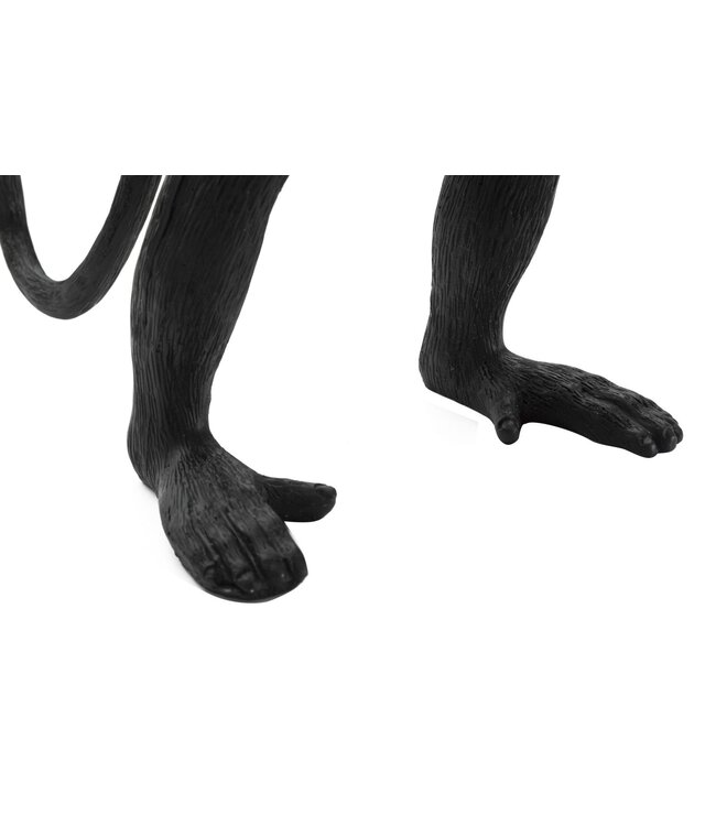 Mauro Ferretti TAFELLAMP AAP ZWART CM Ø 26X34X55