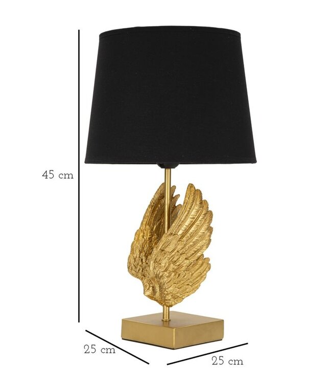 Mauro Ferretti TAFELLAMP VLEUGELS CM Ø 25X45