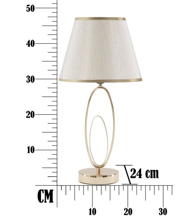 Mauro Ferretti TAFELLAMP GLAM FLUSH CM Ø 24X47